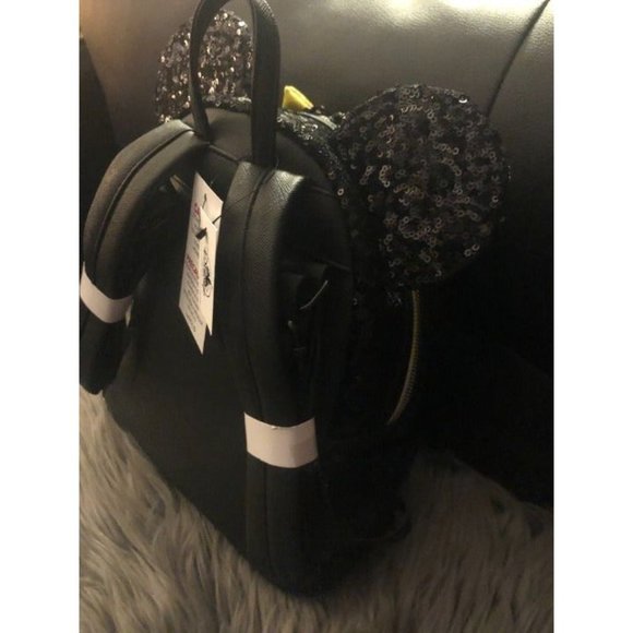 NWT Loungefly Disneyland Candy Corn Minnie Mouse Mini Backpack Halloween Grail - Picture 5 of 6